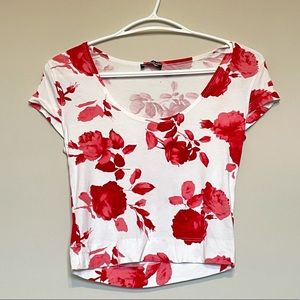 Floral baby tee